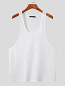 Solid Color Bottoming Shirt Outer Wear Casual Knitted I-shaped Vest