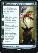 Teachings of the Kirin // Kirin-Touched Orochi (PRE-212S) - Kamigawa: Neon Dynasty Promos: (fandfc, enchantment) Foil