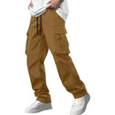 Men's Leisure Cargo Drawstring Pants
