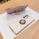 Mobile Phone Shell P40PRO Ring Buckle Bracket Magnetic Car M40 Electroplating Fine Hole Nova8