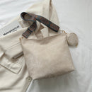 Vintage Wide Shoulder Strap Shoulder Bag