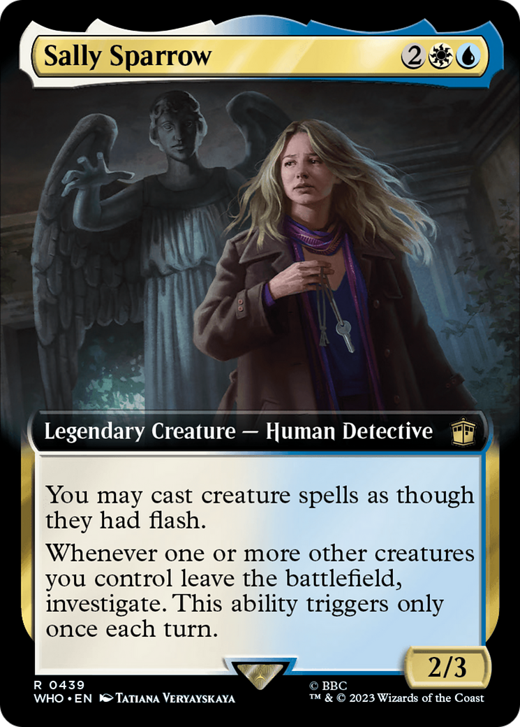 Sally Sparrow (WHO-439) - Doctor Who: (Extended Art) Foil