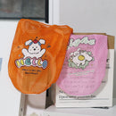 Spring And Summer Grid Pet Cute Cartoon Printed Vest