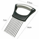 Food Slice Assistant Stainless Steel Onion and Tomato Slicer