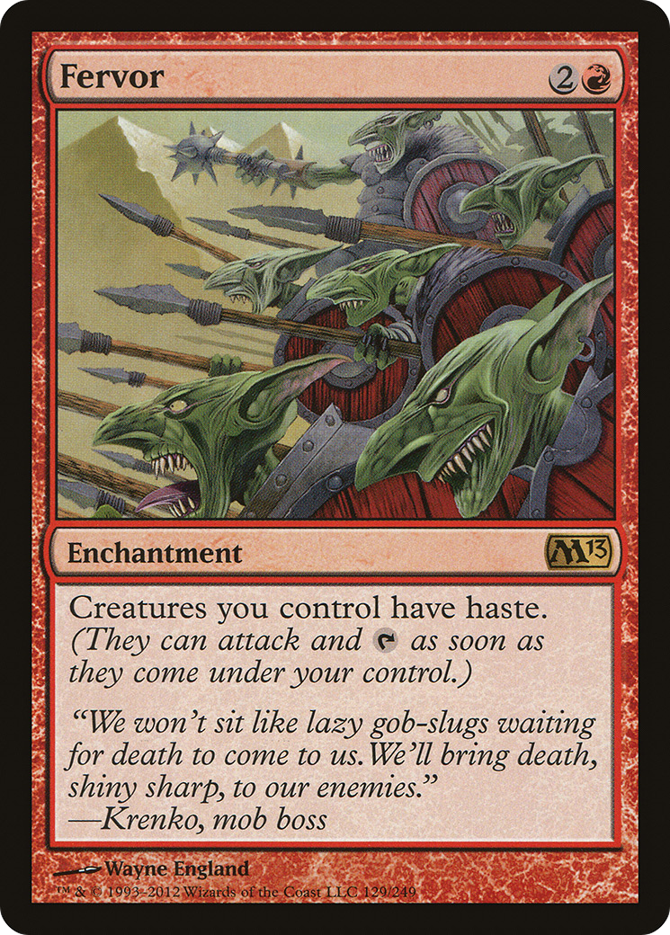 Fervor (M13-129) - Magic 2013