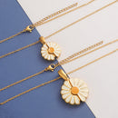 Stainless Steel Sunflower Pendant