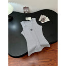 Heart-embroidered Sleeveless High-end Vest
