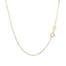 14k Yellow Gold Classic Box Chain 0.6mm