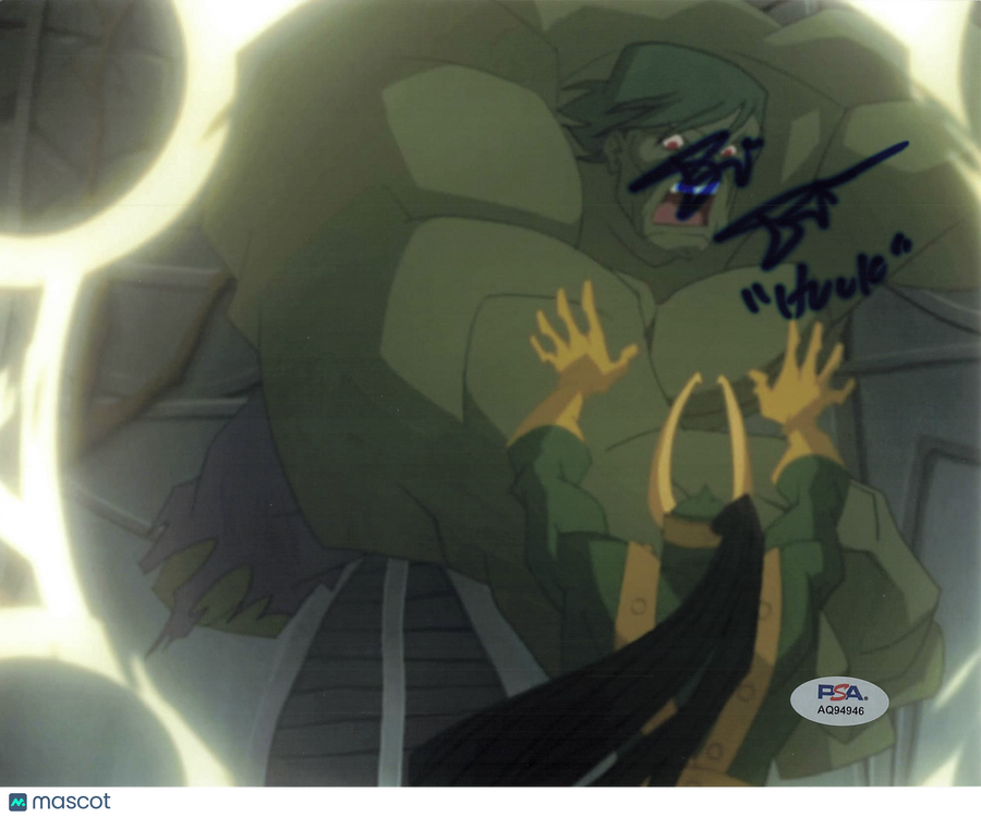Fred Tatasciore signed 8x10 Photo Hulk PSA Autographed