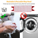 2Pcs Fiber Floor Mop Pads Fit for Vileda Ultra Max Mop Washable Mop Replacement Heads for Wet Dry Floor Cleaning