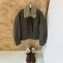 Women's Retro Warm Fur Collar Jacket