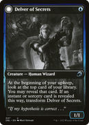 Delver of Secrets // Insectile Aberration (DBL-047) - Innistrad: Double Feature: (Double Faced Transform) Foil