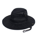 Patchwork Mesh Bucket Hat Sun Protection Foldable