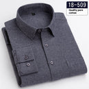 Men's Long Sleeve Solid Color Pocket Shirt