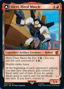 Slicer, Hired Muscle // Slicer, High-Speed Antagonist (BOT-006) - Transformers: (convertdfc) Foil
