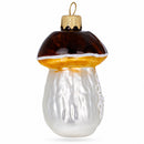 Wise Grandpa Mushroom Glass Christmas Ornament