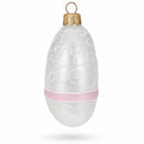 Newborn Baby Girl Glass Christmas Ornament