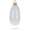 Newborn Baby Girl Glass Christmas Ornament