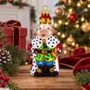 Bull the King Glass Christmas Ornament