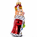 Bull the King Glass Christmas Ornament