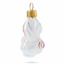 Sweet Lop Ear Bunny Glass Christmas Ornament