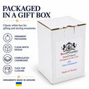 Chubby Gnome Glass Christmas Ornament