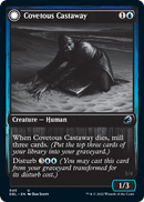 Covetous Castaway // Ghostly Castigator (DBL-045) - Innistrad: Double Feature: (Double Faced Transform)