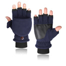 Double-layer Velvet Flip Touch Screen Gloves