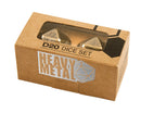 Ultra PRO: Heavy Metal Dice - D20 (2-Dice Set / Antique Bronze)