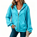 Casual Cardigan With Dropped Shoulders And Long Sleeves