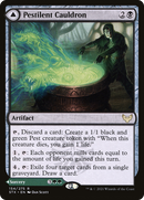 Pestilent Cauldron // Restorative Burst (STX-154) - Strixhaven: School of Mages
