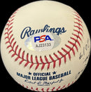 Harry Reid Signed Baseball PSA Politician