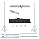 6.5×10ft Photography Backdrop Stand – Adjustable Studio Support Set