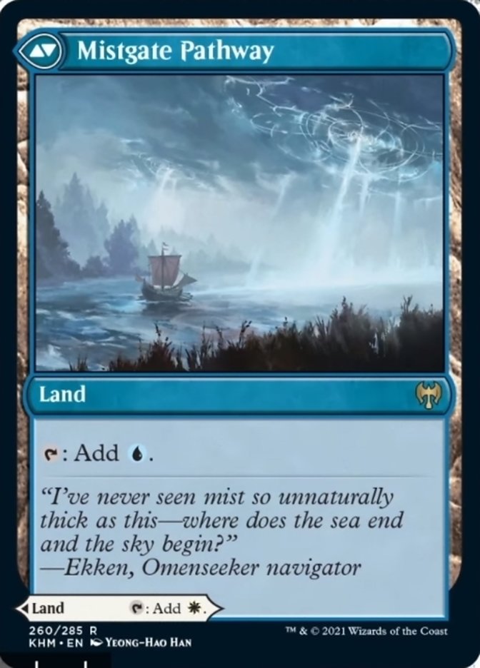 Hengegate Pathway // Mistgate Pathway (KHM-260) - Kaldheim Foil