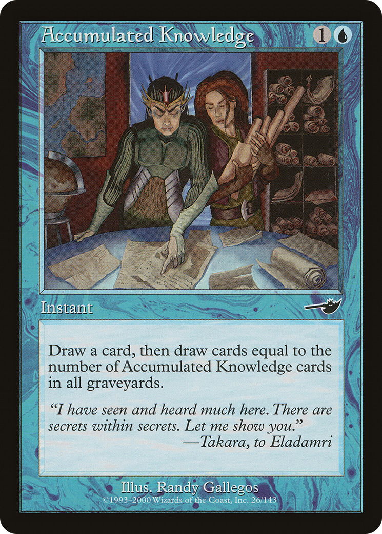 Accumulated Knowledge (NMS-026) - Nemesis Foil