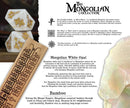 Mongolian White Opal Stone Dice Set - Dice Around the World Collection