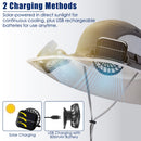 Solar Fan Hat with UPF50+ Sun Protection & Neck Flap