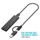 Dual Protocol SSD Universal Hard Disk Enclosure