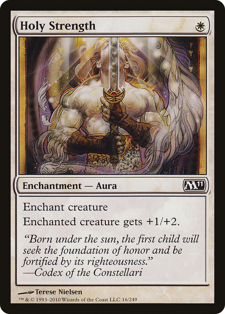 Holy Strength (M11-016) - Magic 2011 Foil