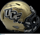 Tayven Jackson Signed  Mini Helmet JSA UCF Knights Autographed