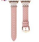 Diamond Design Leather Women's Watch Strap