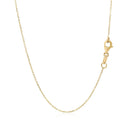 14k Yellow Gold Necklace with Interlocking Petite Rectangles
