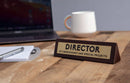 Director Wooden Desk Sign - Funny Novelty Gifts - Gag Items