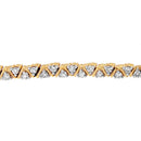 14K Yellow Gold Round-Cut Diamond Bracelet (4.00 cttw, H-I Color, I1-I2 Clarity)