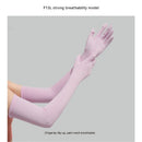 Nylon Ice Silk Long Sun Protection Gloves