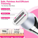 7 In 1 Electric Razor for Women Lady Hair Removal Epilators for Leg Face Arm Bikini Armpit Public Hairs IPX6 Wet and Dry Use Cordless Rechargeable Who