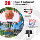 Adjustable Basketball Hoop System Stand with Wheels