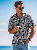 Men's Casual Hawaiian Shirt,Vibrant Prints Perfect For Holiday, Outdoor, And Parties