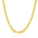 6.3mm 14k Yellow Gold Mariner Link Chain