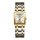 Business Style Steel Strap Couple Watch Square